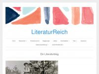 literaturreich.de Webseite Vorschau