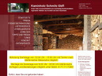 schmitz-kaminholz.de Webseite Vorschau