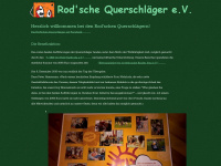 rodsche-querschlaeger.de Webseite Vorschau