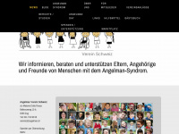 angelman.ch Webseite Vorschau