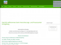 koenigsberg-vorsorge.de Webseite Vorschau