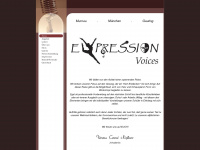 expression-voices.de Webseite Vorschau