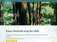 netzwerk-waldbaden.com Webseite Vorschau