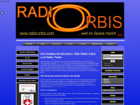 radio-orbis.com Webseite Vorschau