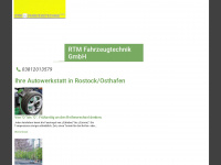 rtm-fahrzeugtechnik.de Webseite Vorschau