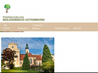 wallfahrtskirche-heiligenkreuz-gutenbrunn.at Webseite Vorschau