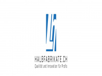 halbfabrikate.ch Webseite Vorschau