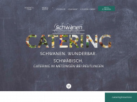 catering-schwanen.de Webseite Vorschau