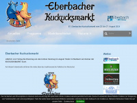 eberbacher-kuckucksmarkt.de Webseite Vorschau