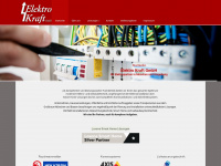 elektro-kraft.com Webseite Vorschau