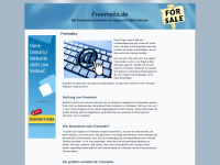 freemails.de Webseite Vorschau