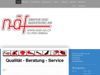 naef-ar.ch Webseite Vorschau