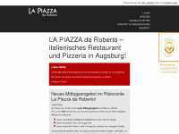 ristorante-la-piazza-da-roberto.de Webseite Vorschau