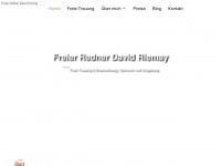 david-riemay.de Webseite Vorschau