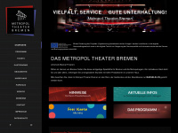 metropol-theater-bremen.de Webseite Vorschau