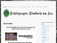 schützengau-simbach.de Webseite Vorschau