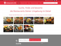 restaurant.info Webseite Vorschau