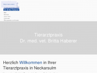 tierarztpraxis-dr-britta-haberer.de Webseite Vorschau