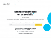 neventum.fr Webseite Vorschau