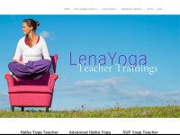 lenayoga.at Webseite Vorschau