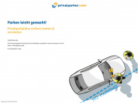privatparker.com Webseite Vorschau