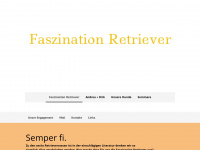 faszination-retriever.com Webseite Vorschau