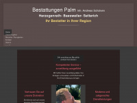 bestattungen-palm.de Webseite Vorschau