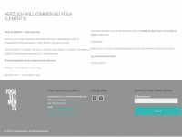 yoga-elements.ch Webseite Vorschau