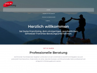 swissfranchising.ch Webseite Vorschau