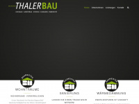 thalerbau.at Webseite Vorschau