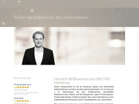 sbs-tax.de Webseite Vorschau