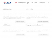 a-b.gmbh Webseite Vorschau