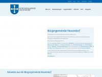 buergergemeinde-neuendorf.ch Webseite Vorschau