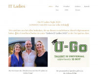 it-ladies.com Webseite Vorschau