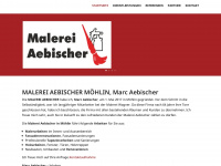 malerei-aebischer.ch Webseite Vorschau
