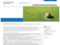 sportrecht.univie.ac.at Webseite Vorschau