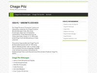 chaga-pilz.org Webseite Vorschau