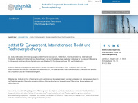 eur-int-comp-law.univie.ac.at Webseite Vorschau