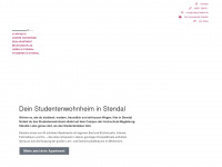 studentenwohnheim-stendal.de Webseite Vorschau