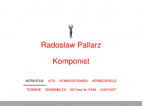 radoslawpallarz.com Webseite Vorschau