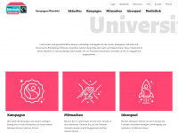 fairtrade-universities.de Webseite Vorschau