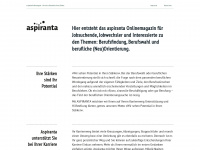 aspiranta.com Webseite Vorschau