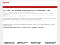 sport-bh.net Webseite Vorschau