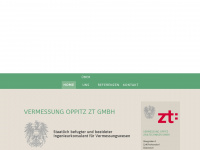vermessung-oppitz.at Webseite Vorschau