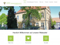 altes-gemeindehaus-strasburg.de Webseite Vorschau