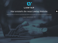 lawtap.de Webseite Vorschau