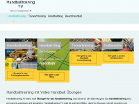handballtraining.tv Webseite Vorschau