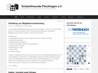 schachfreunde-plochingen.de Webseite Vorschau