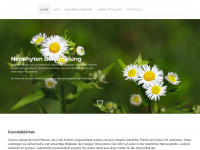 neophytenbekämpfung.ch Webseite Vorschau