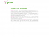 greenhouse-pr.com Webseite Vorschau